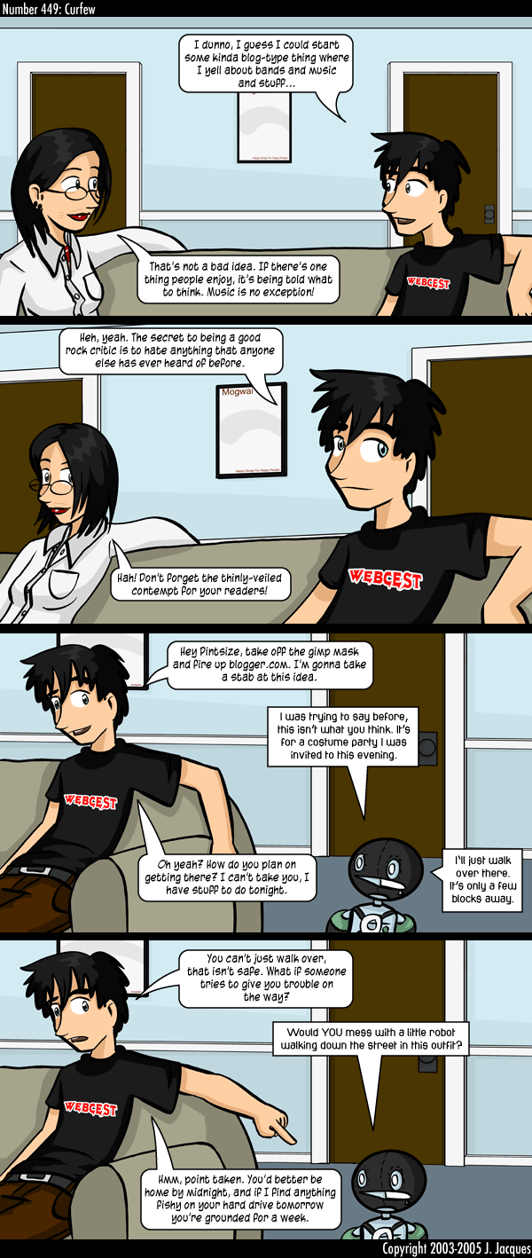 Questionable Content 16.9.2005