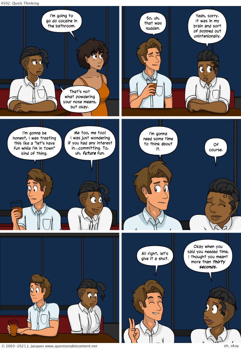 Questionable Content 13.4.2021