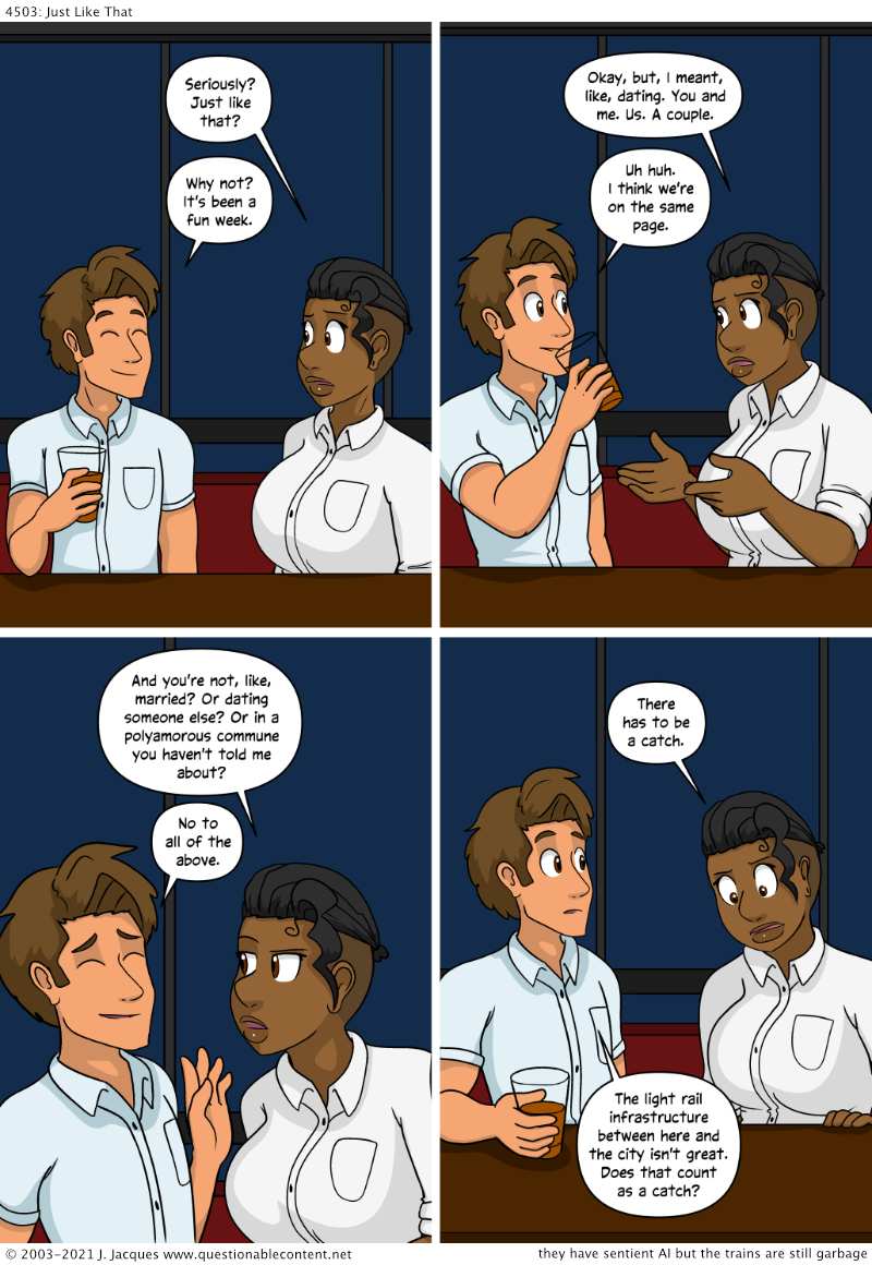 Questionable Content 14.4.2021