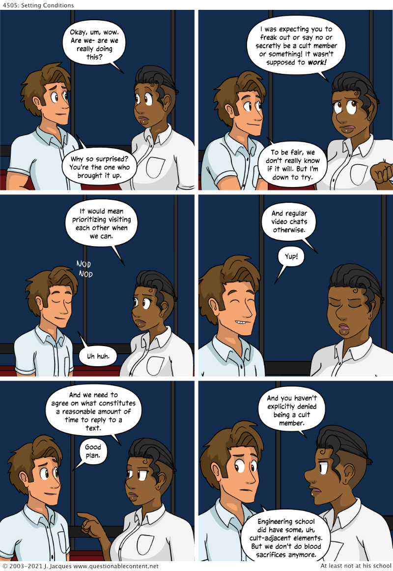 Questionable Content 16.4.2021