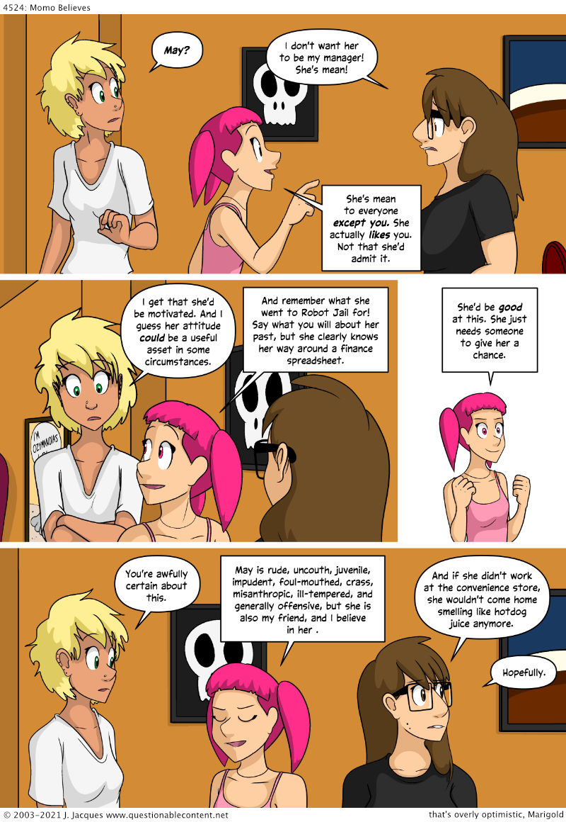 Questionable Content 13.5.2021