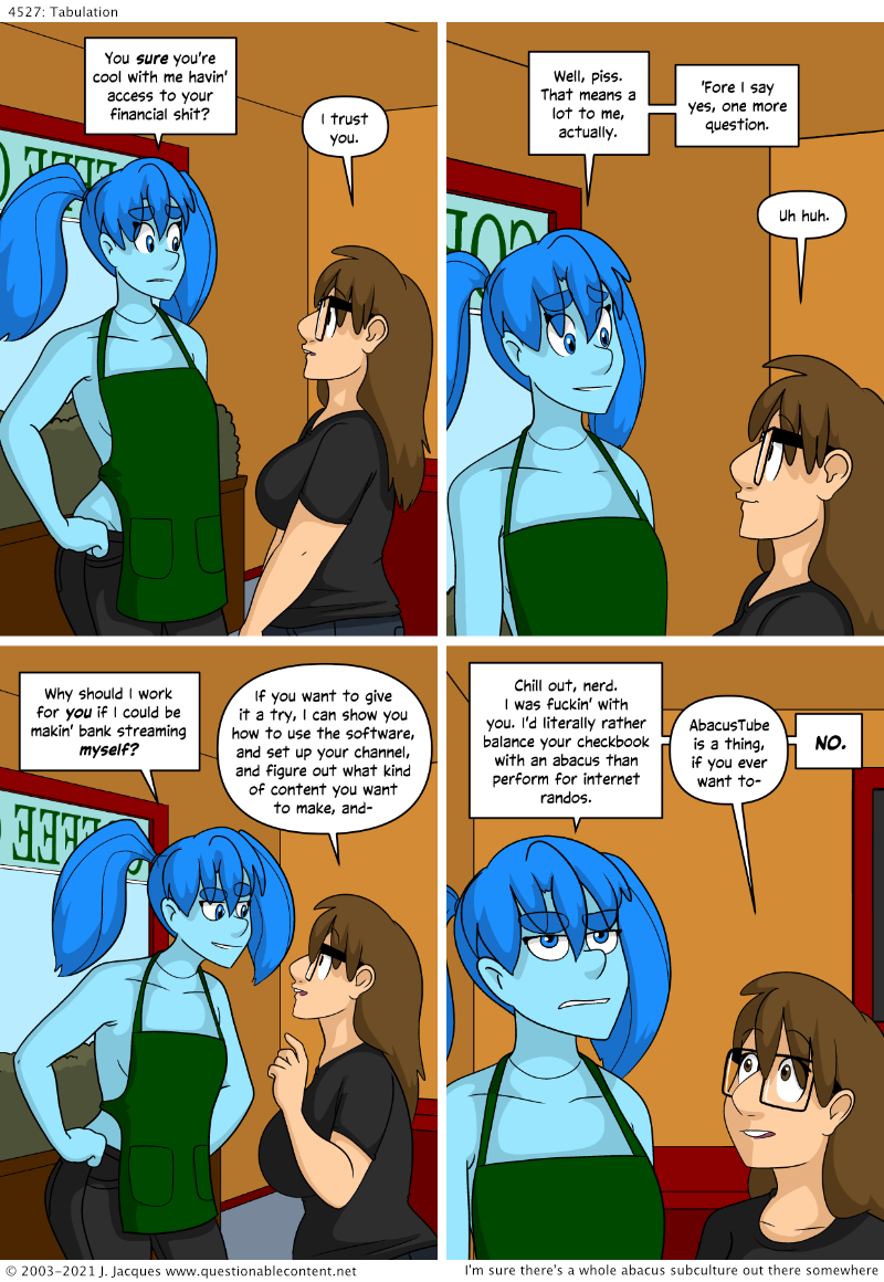 Questionable Content 18.5.2021