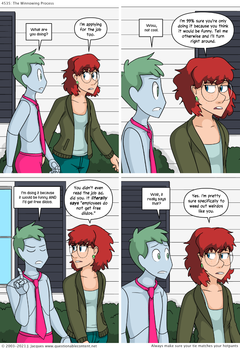 Questionable Content 28.5.2021