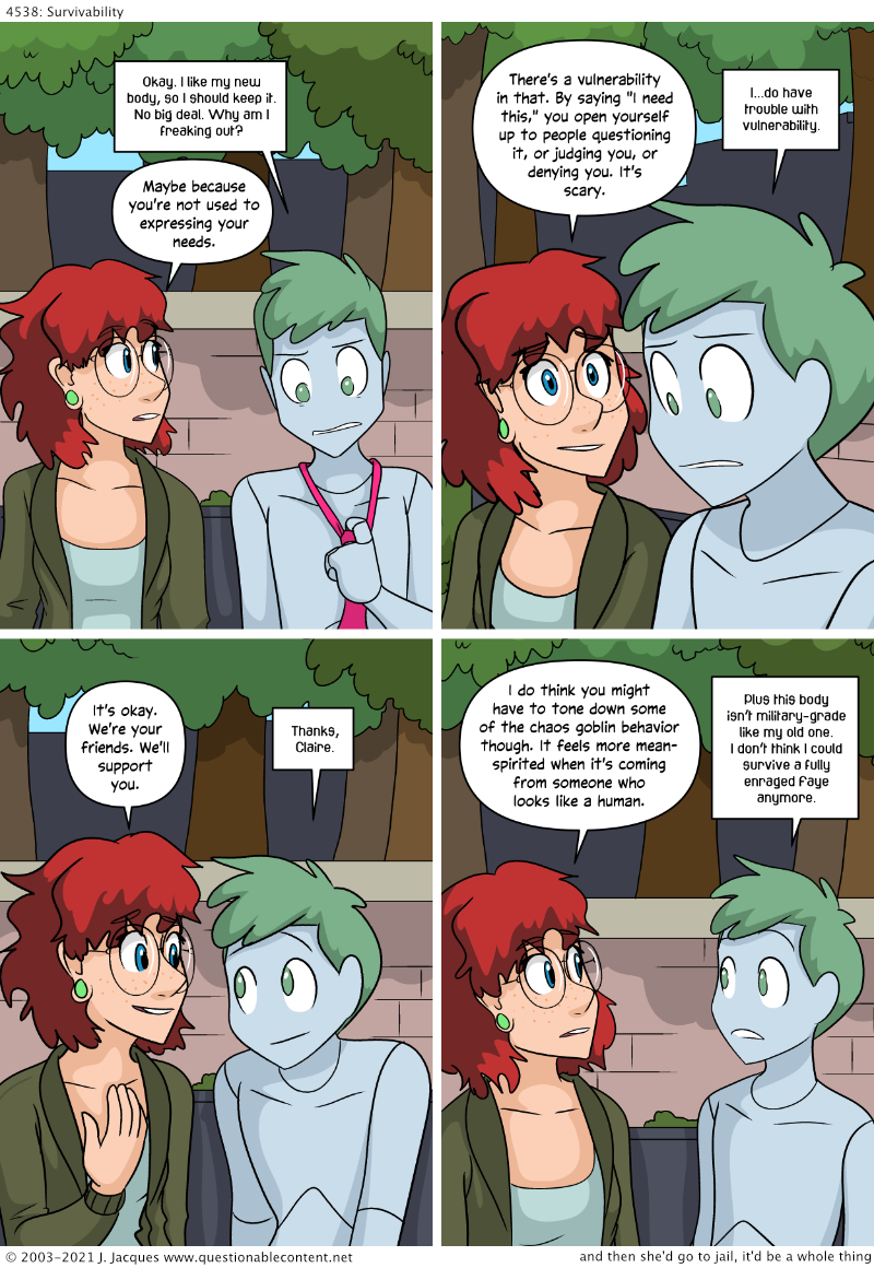 Questionable Content 2.6.2021