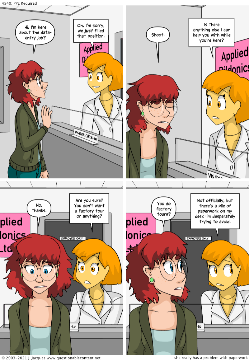 Questionable Content 4.6.2021