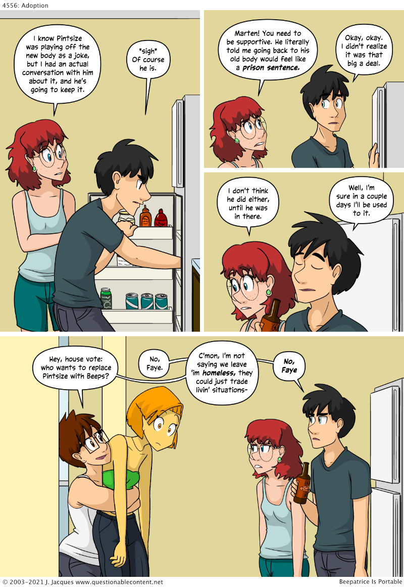 Questionable Content 28.6.2021