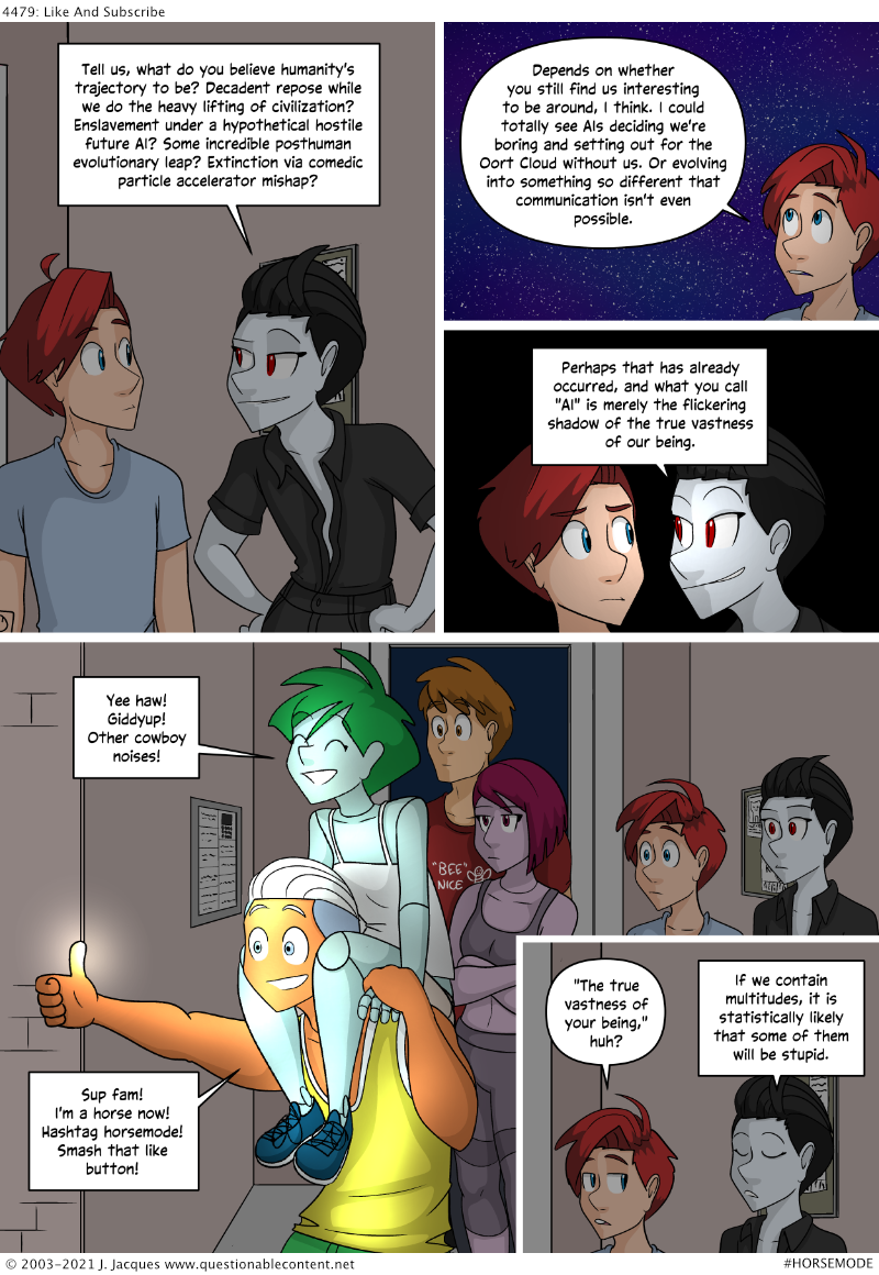 Questionable Content 29.7.2021