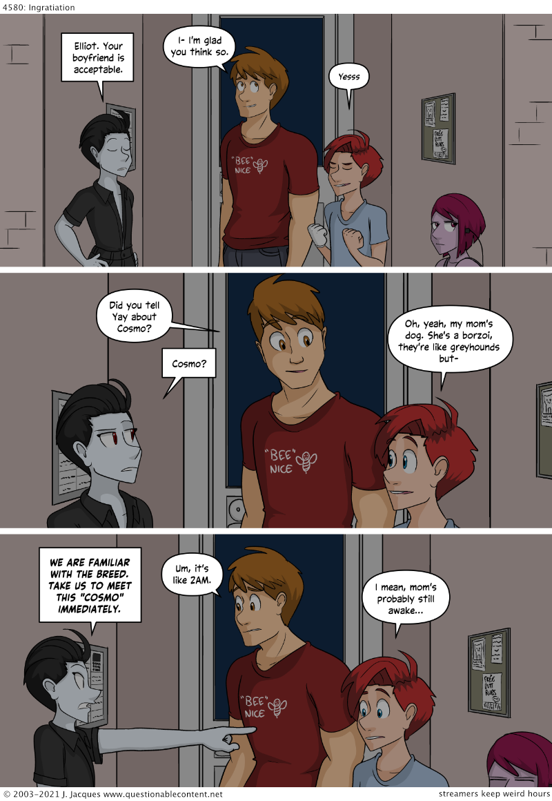 Questionable Content 30.7.2021