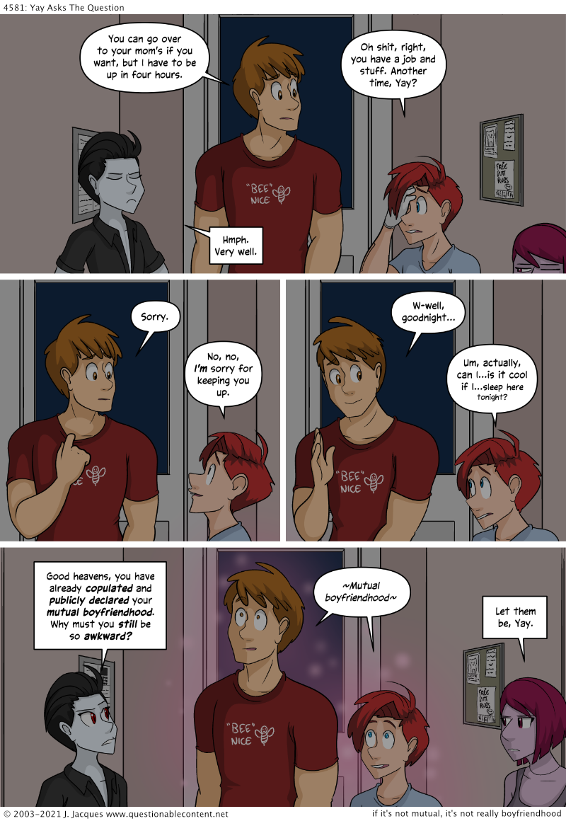 Questionable Content 2.8.2021