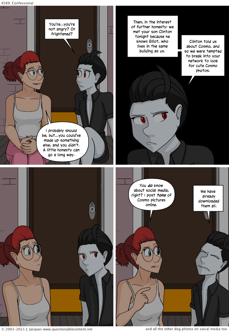 Questionable Content 12.8.2021