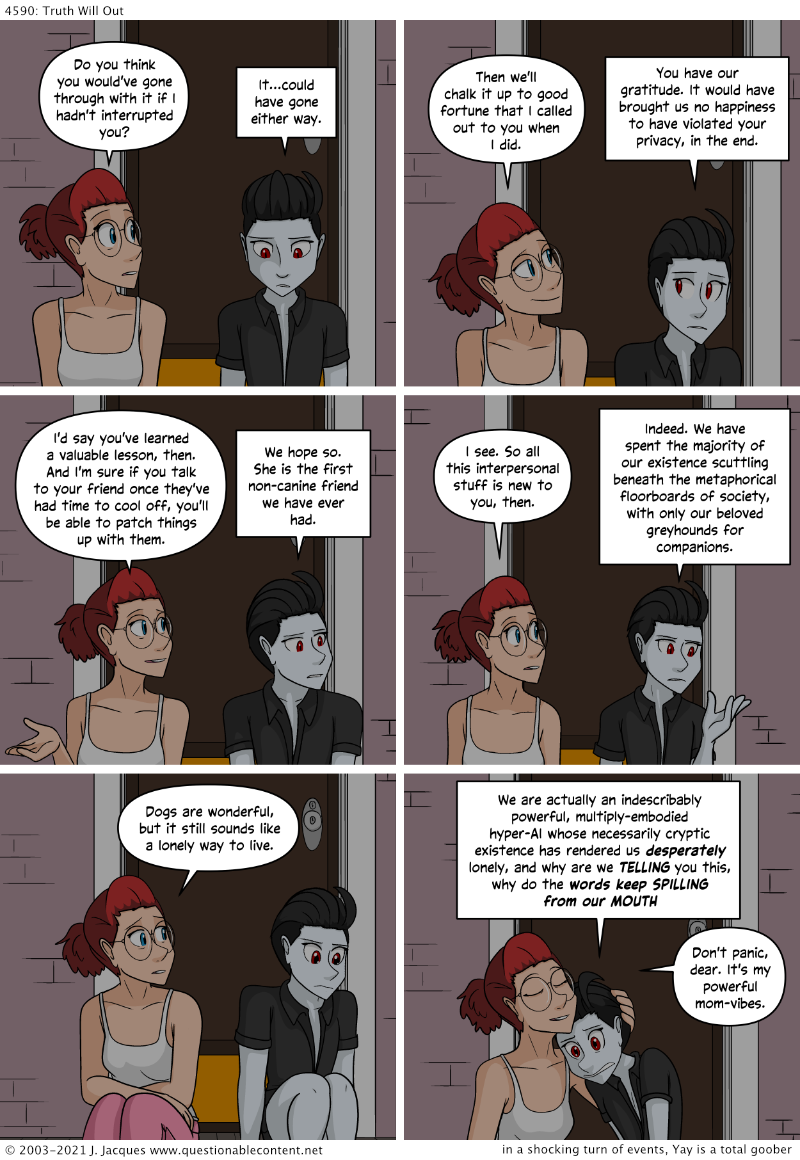 Questionable Content 13.8.2021