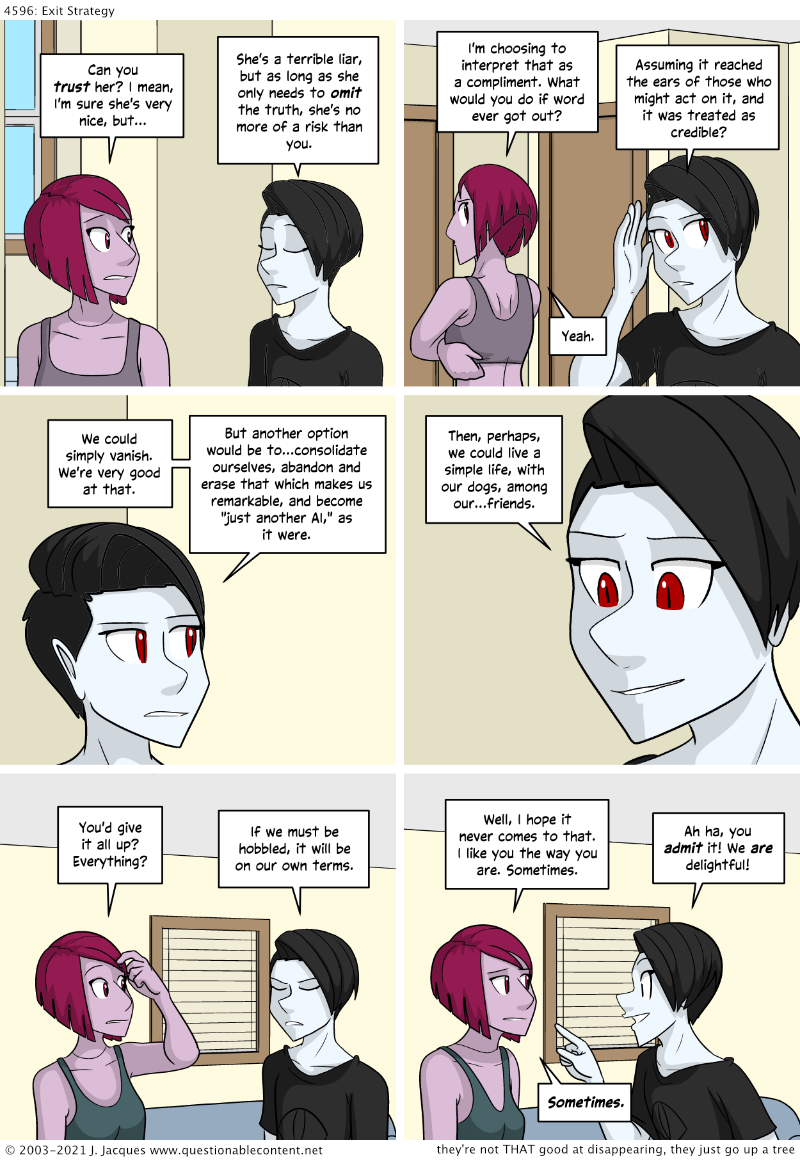 Questionable Content 23.8.2021