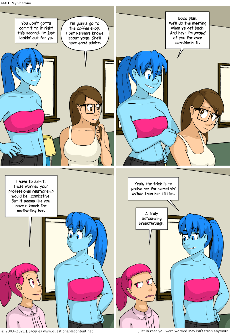 Questionable Content 31.8.2021