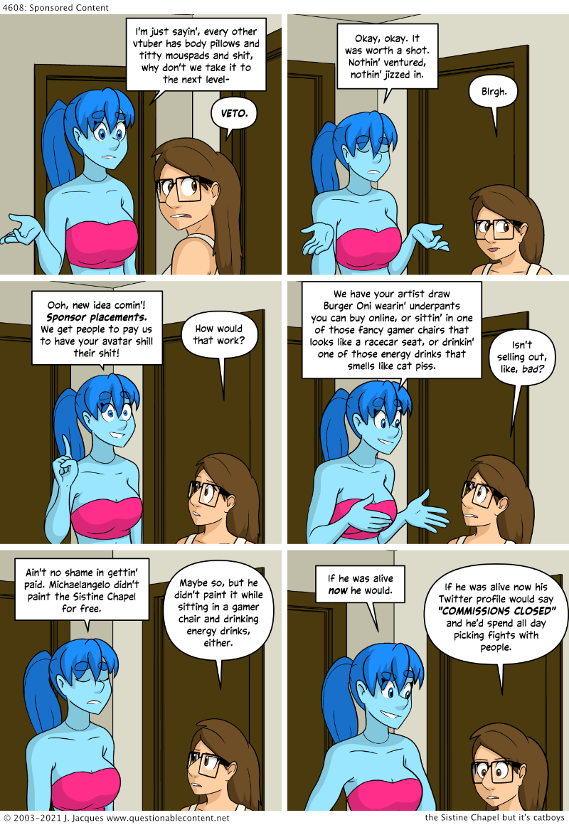 Questionable Content 8.9.2021