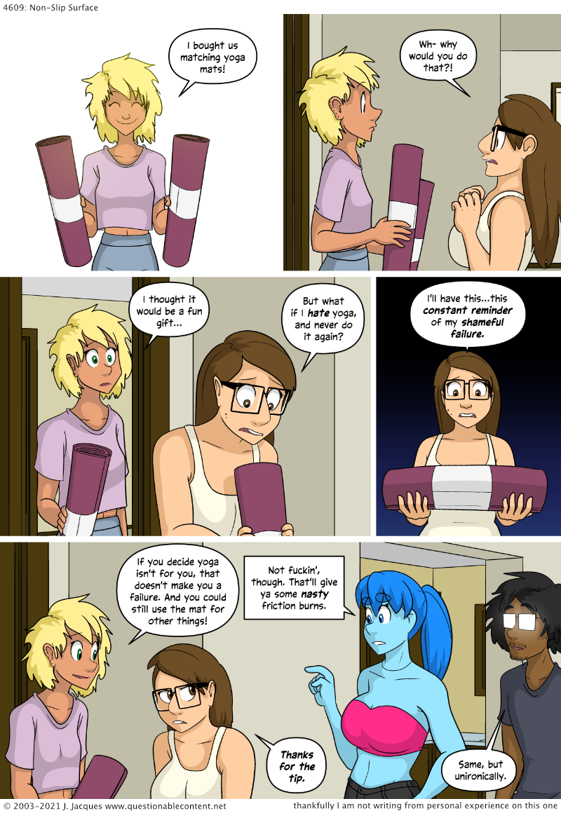 Questionable Content 9.9.2021