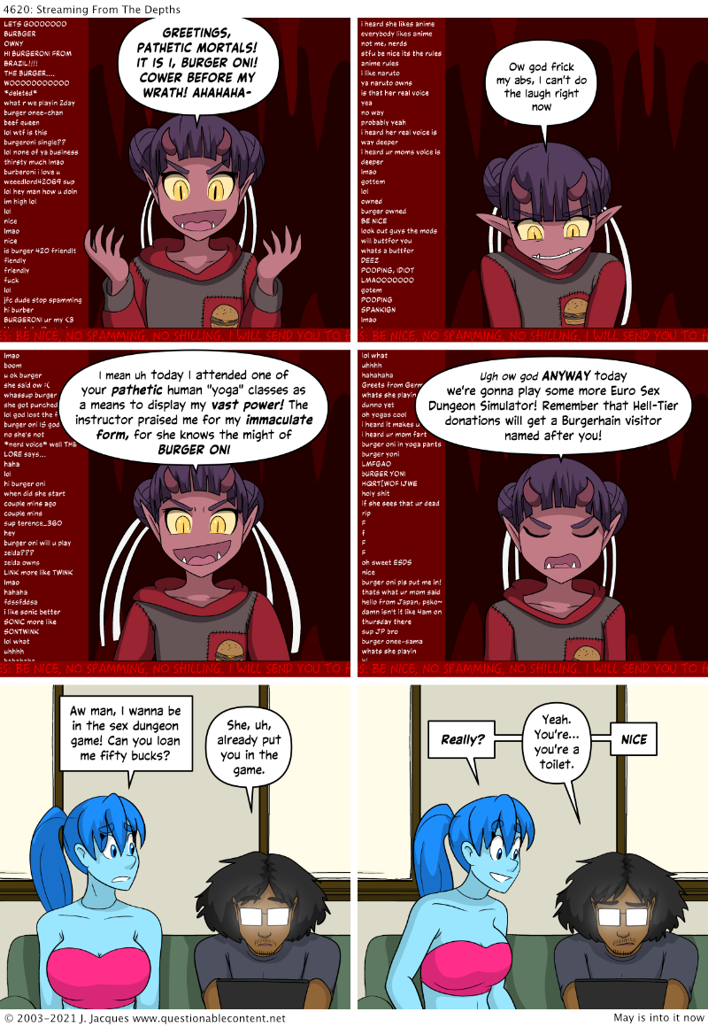 Questionable Content 24.9.2021