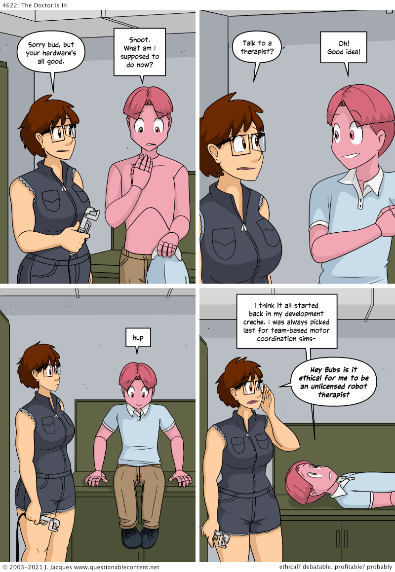 Questionable Content 28.9.2021