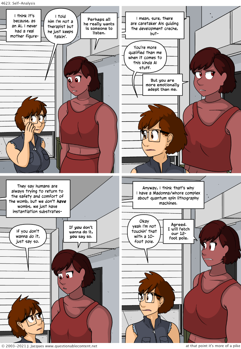 Questionable Content 29.9.2021