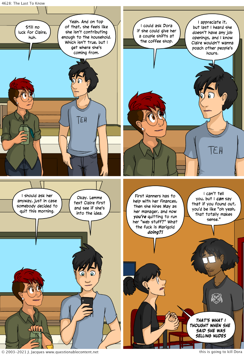 Questionable Content 6.10.2021