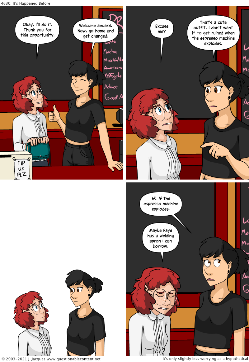 Questionable Content 8.10.2021