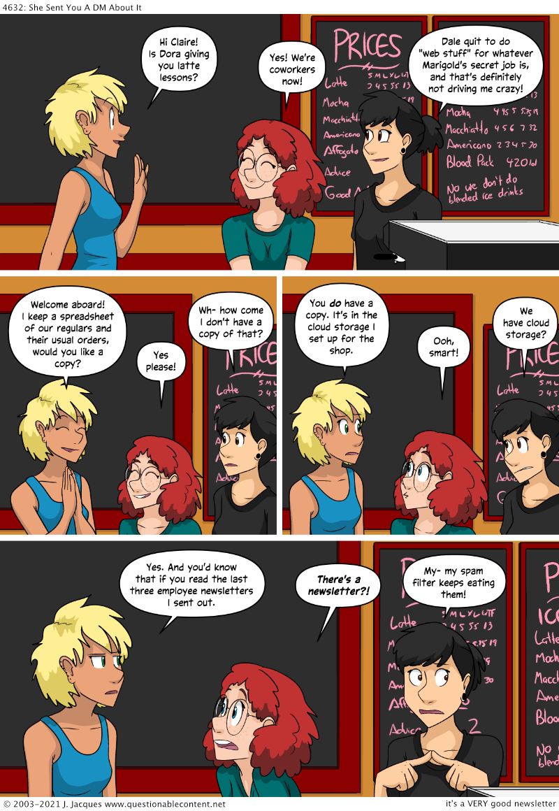 Questionable Content 12.10.2021