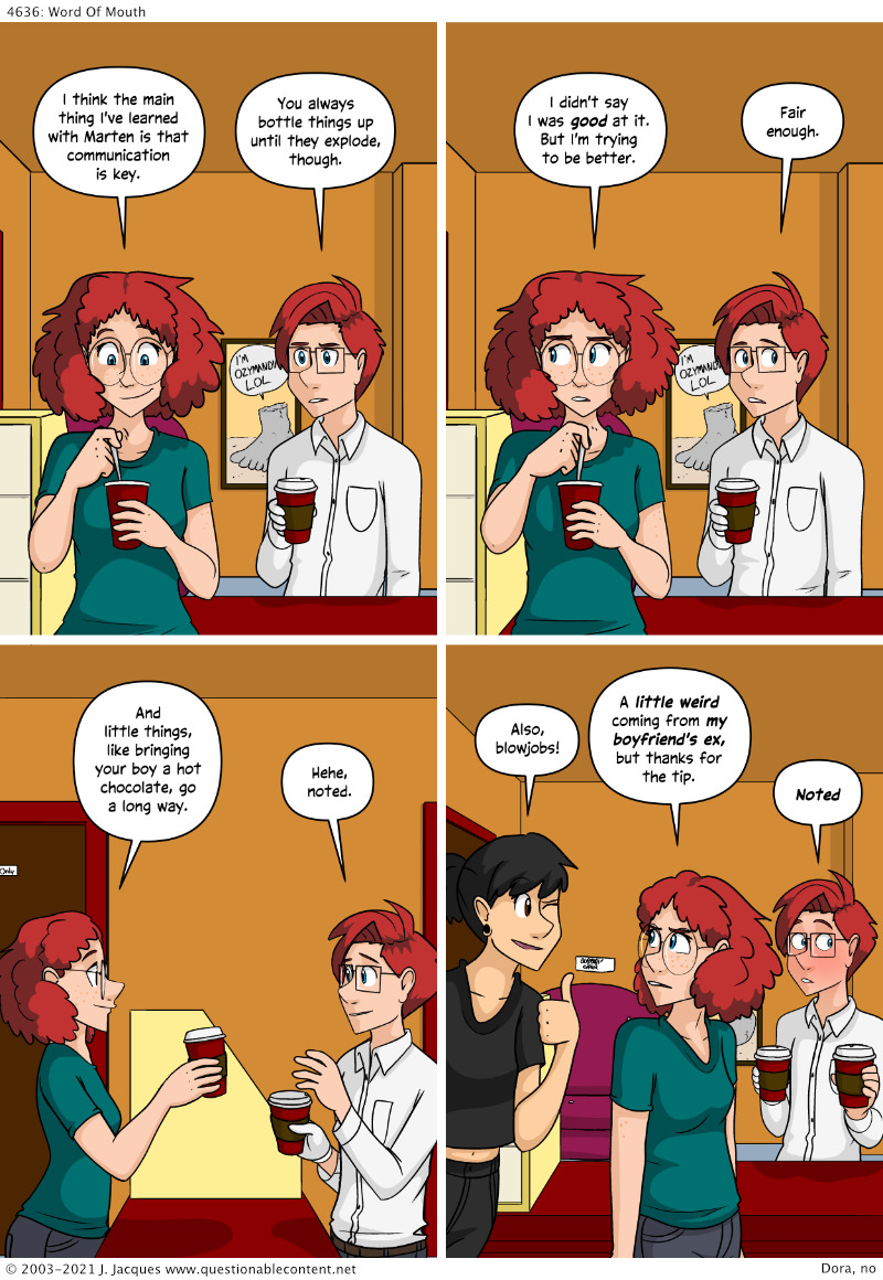 Questionable Content 18.10.2021