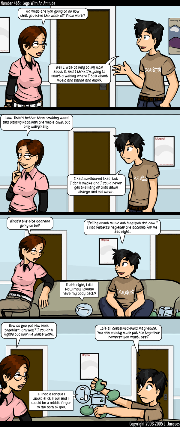 Questionable Content 9.10.2005