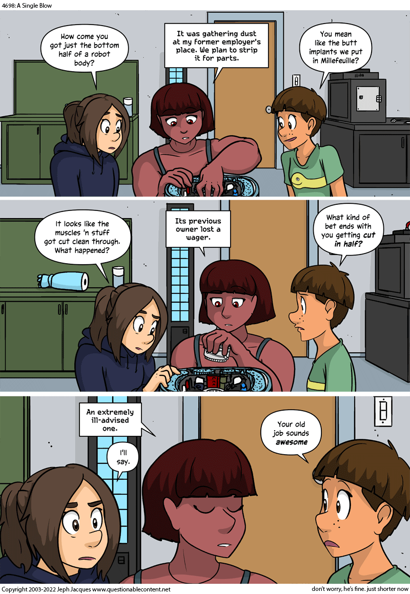 Questionable Content 12.1.2022