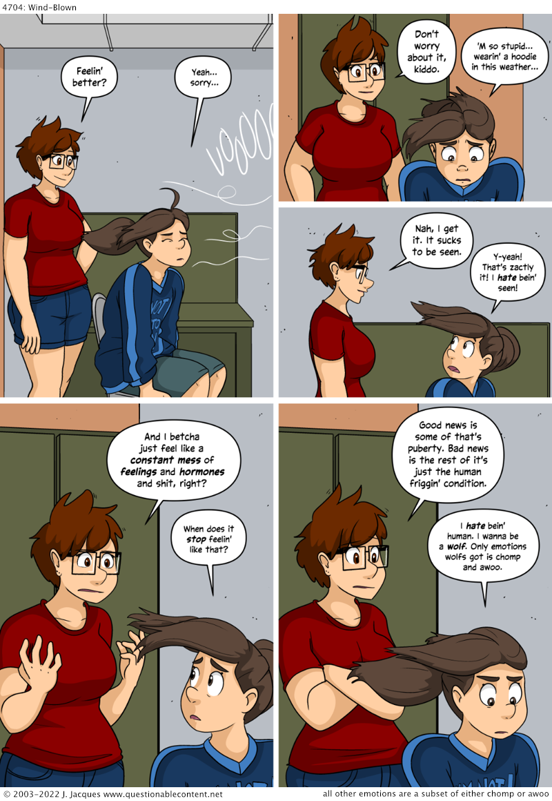 Questionable Content 20.1.2022