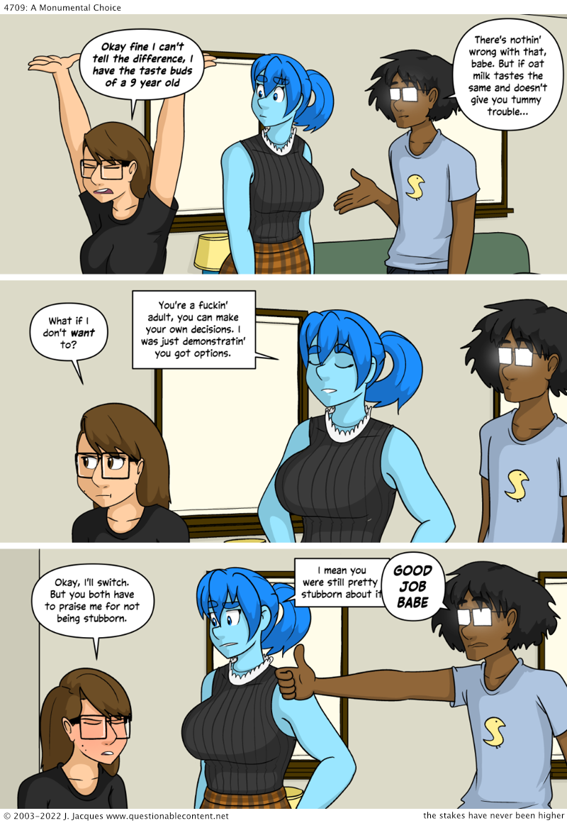 Questionable Content 27.1.2022