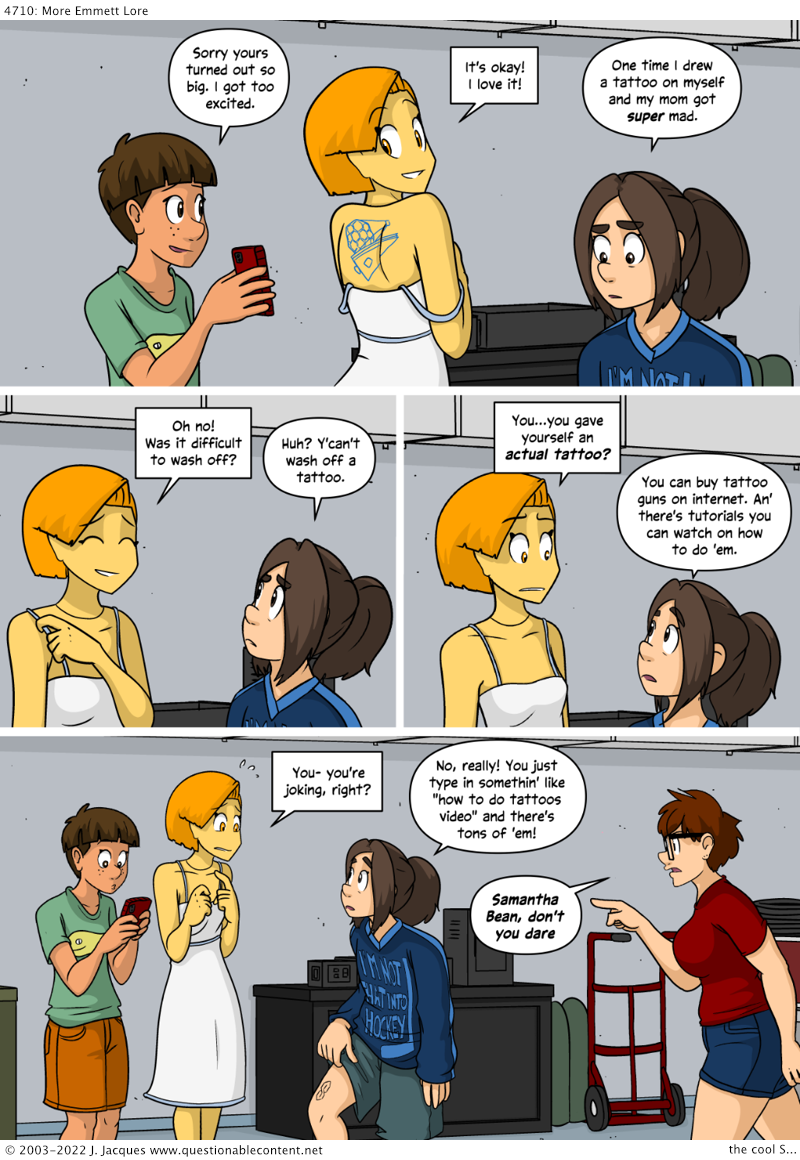 Questionable Content 28.1.2022