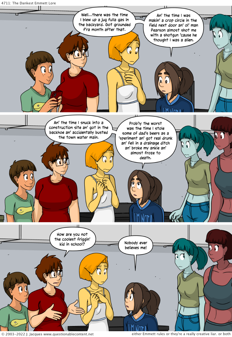 Questionable Content 31.1.2022