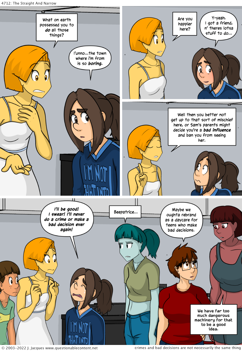 Questionable Content 1.2.2022