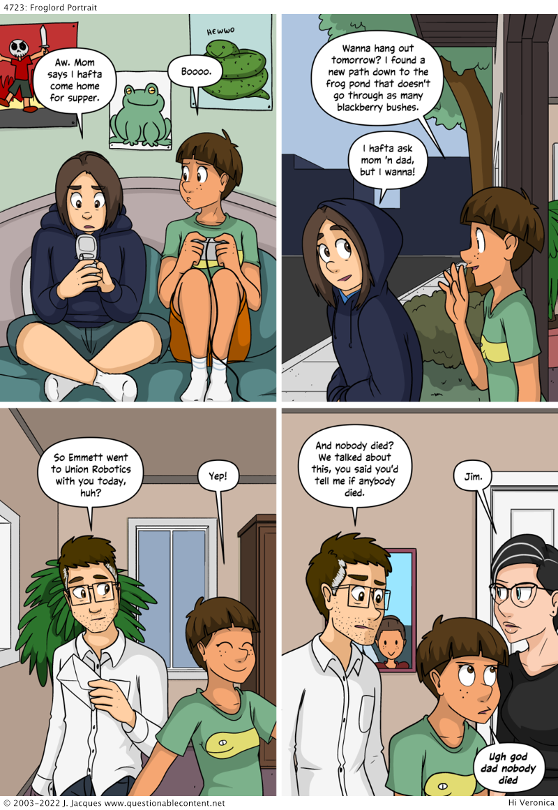 Questionable Content 16.2.2022