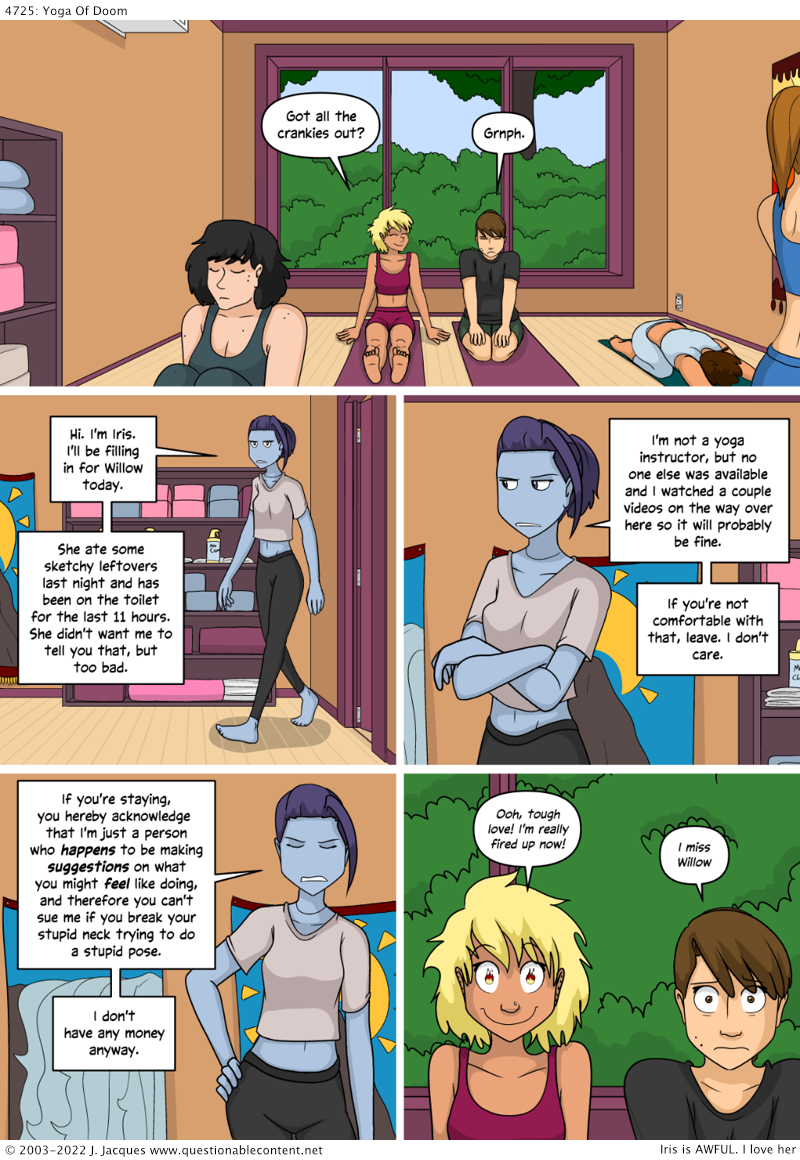 Questionable Content 18.2.2022