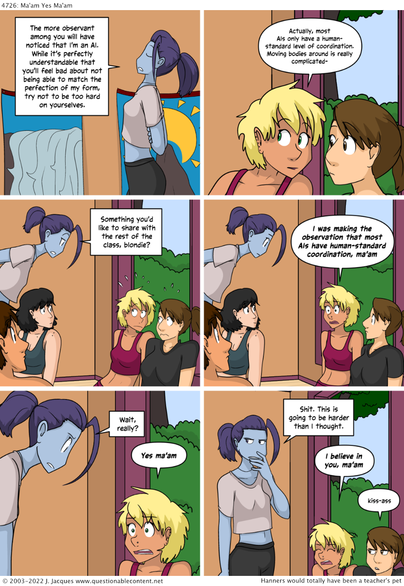 Questionable Content 21.2.2022