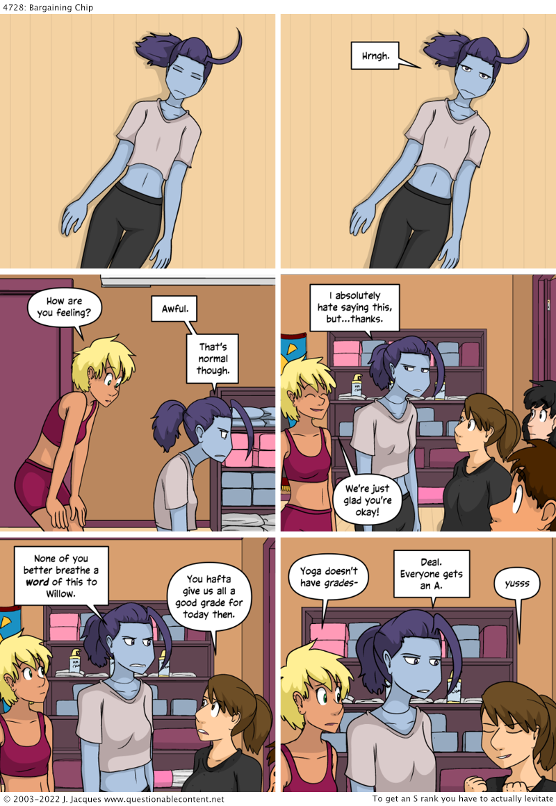 Questionable Content 23.2.2022