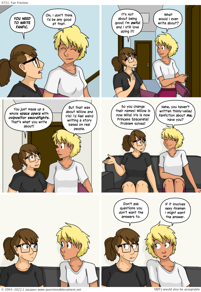 Questionable Content 28.2.2022