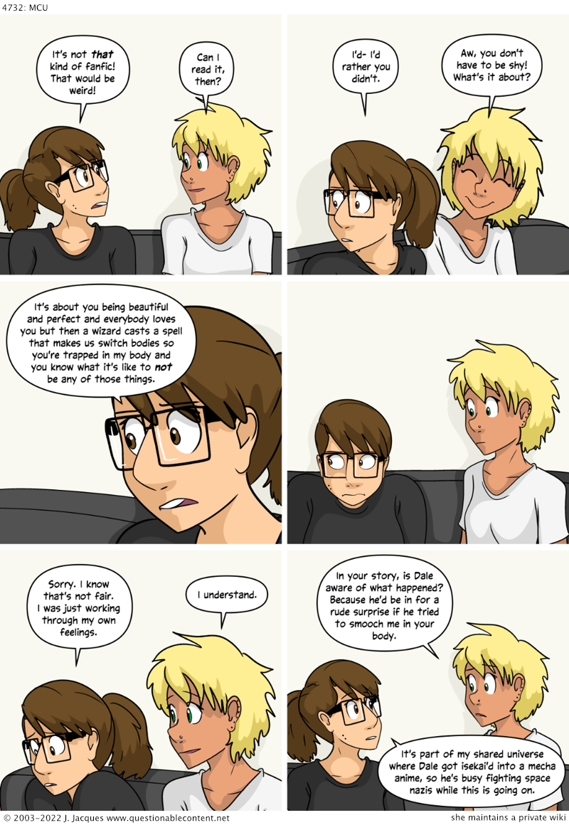 Questionable Content 1.3.2022