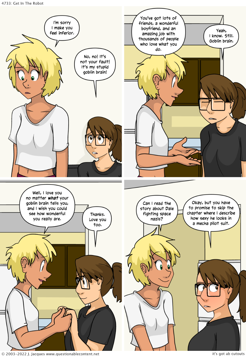 Questionable Content 2.3.2022