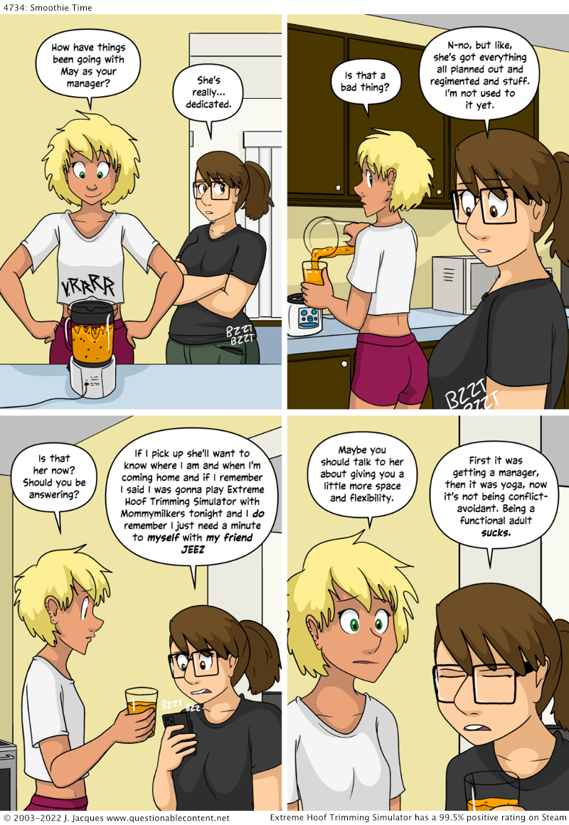 Questionable Content 3.3.2022