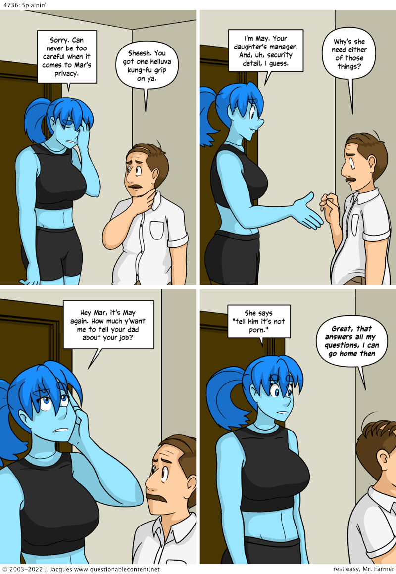 Questionable Content 7.3.2022