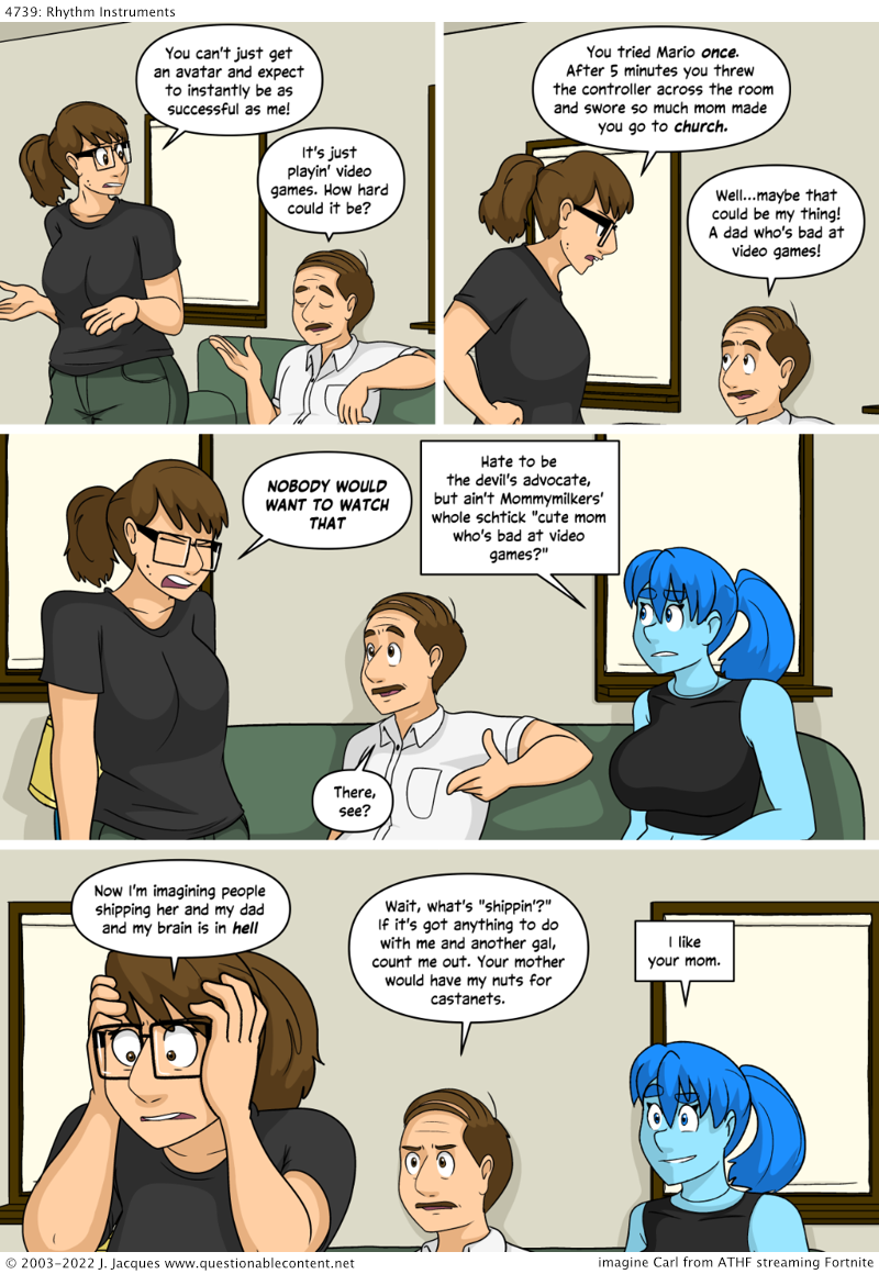 Questionable Content 10.3.2022