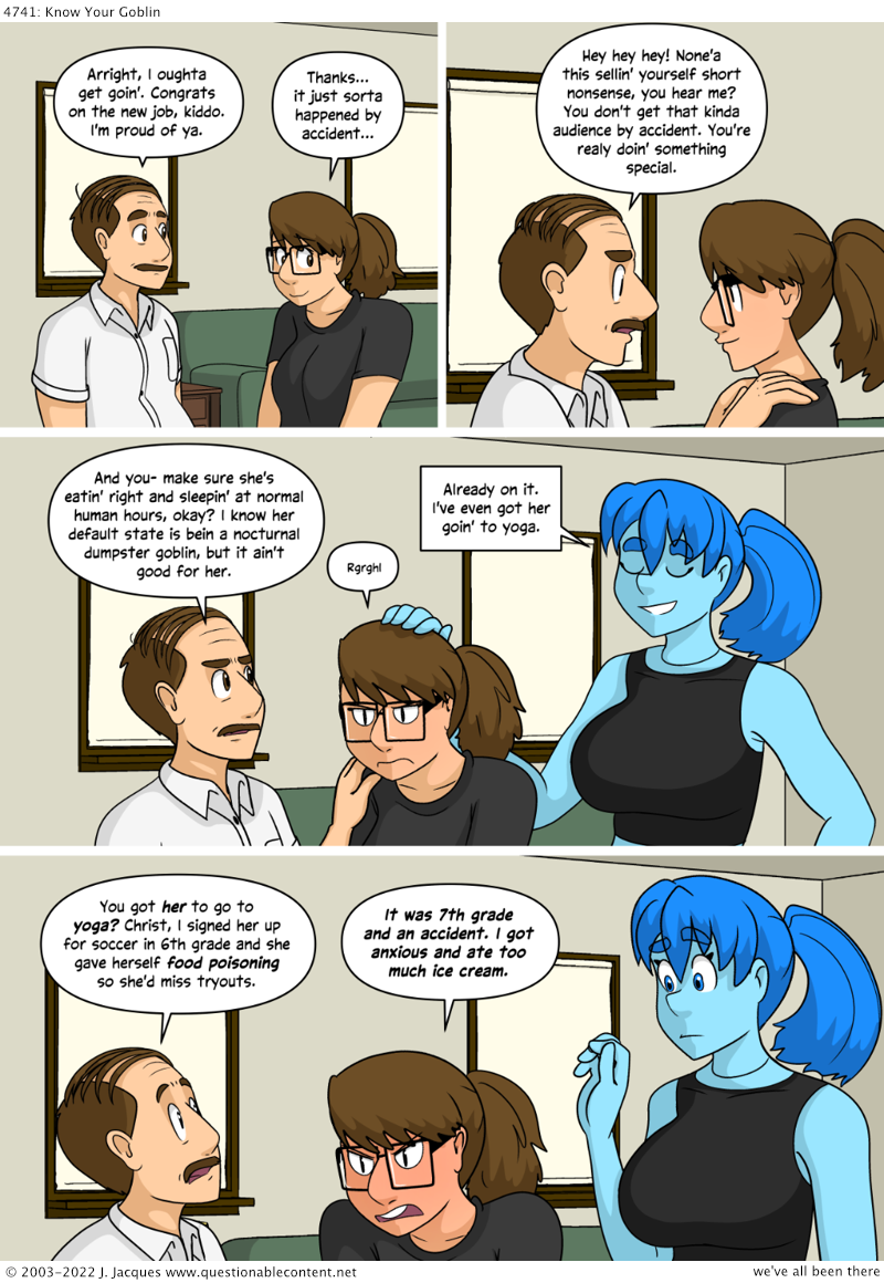 Questionable Content 14.3.2022