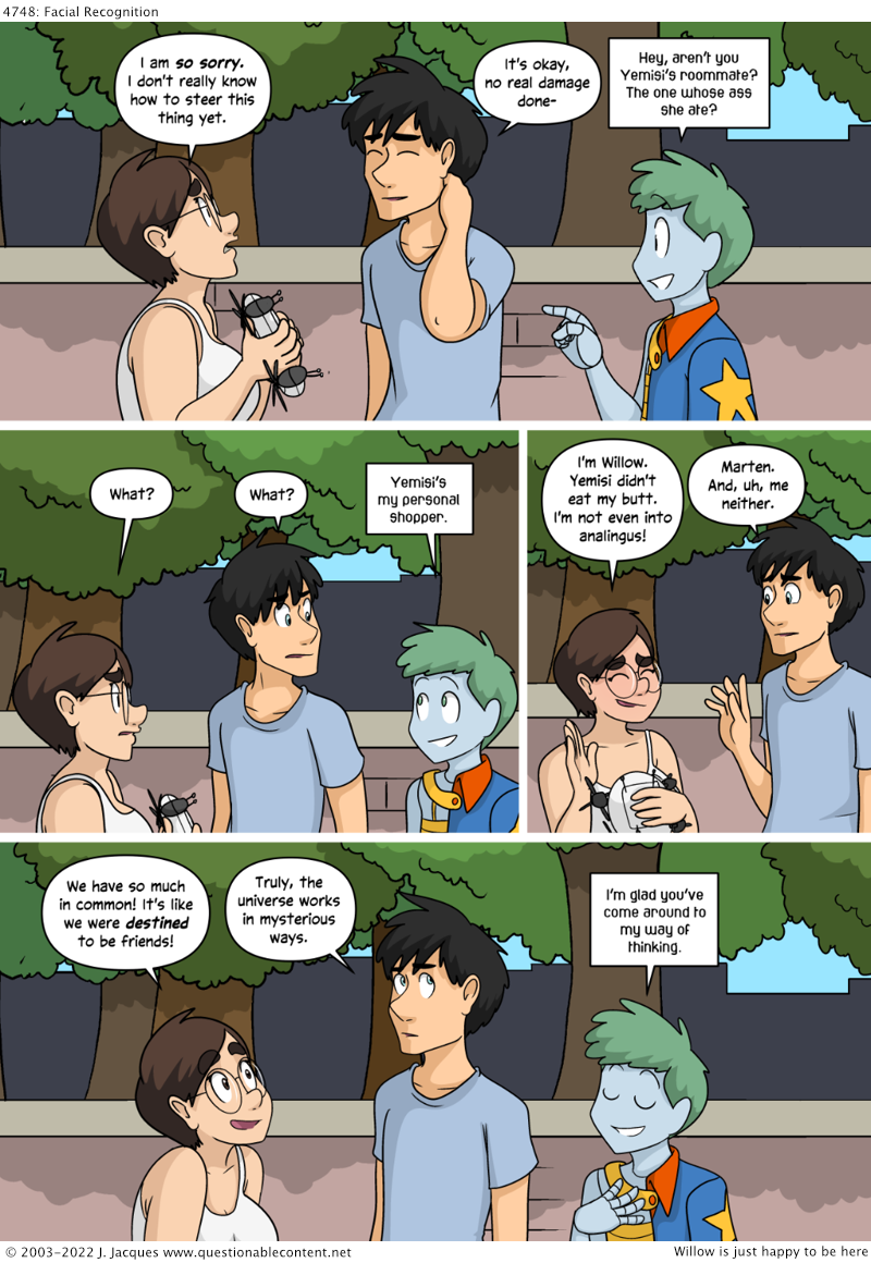 Questionable Content 23.3.2022