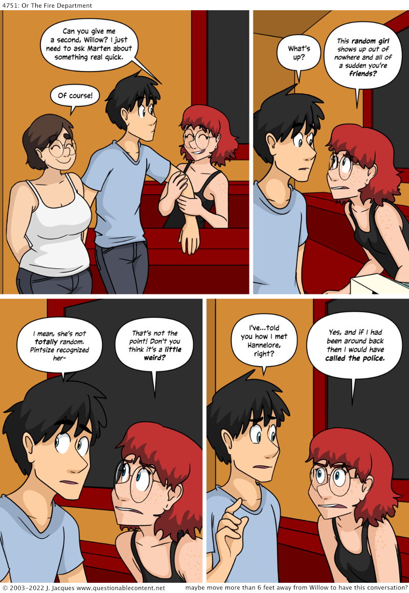 Questionable Content 28.3.2022