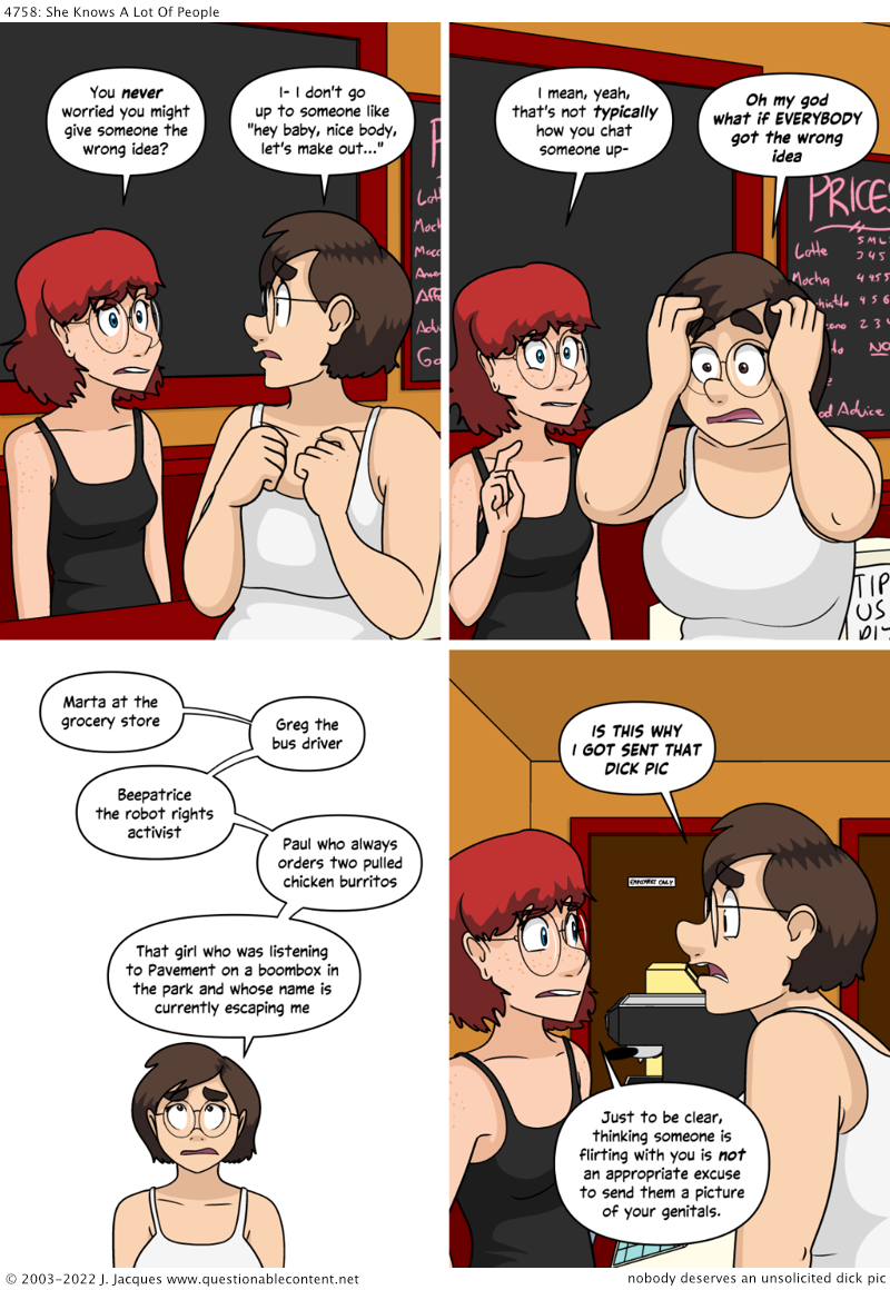 Questionable Content 6.4.2022