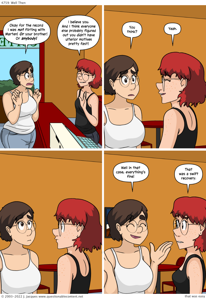 Questionable Content 7.4.2022