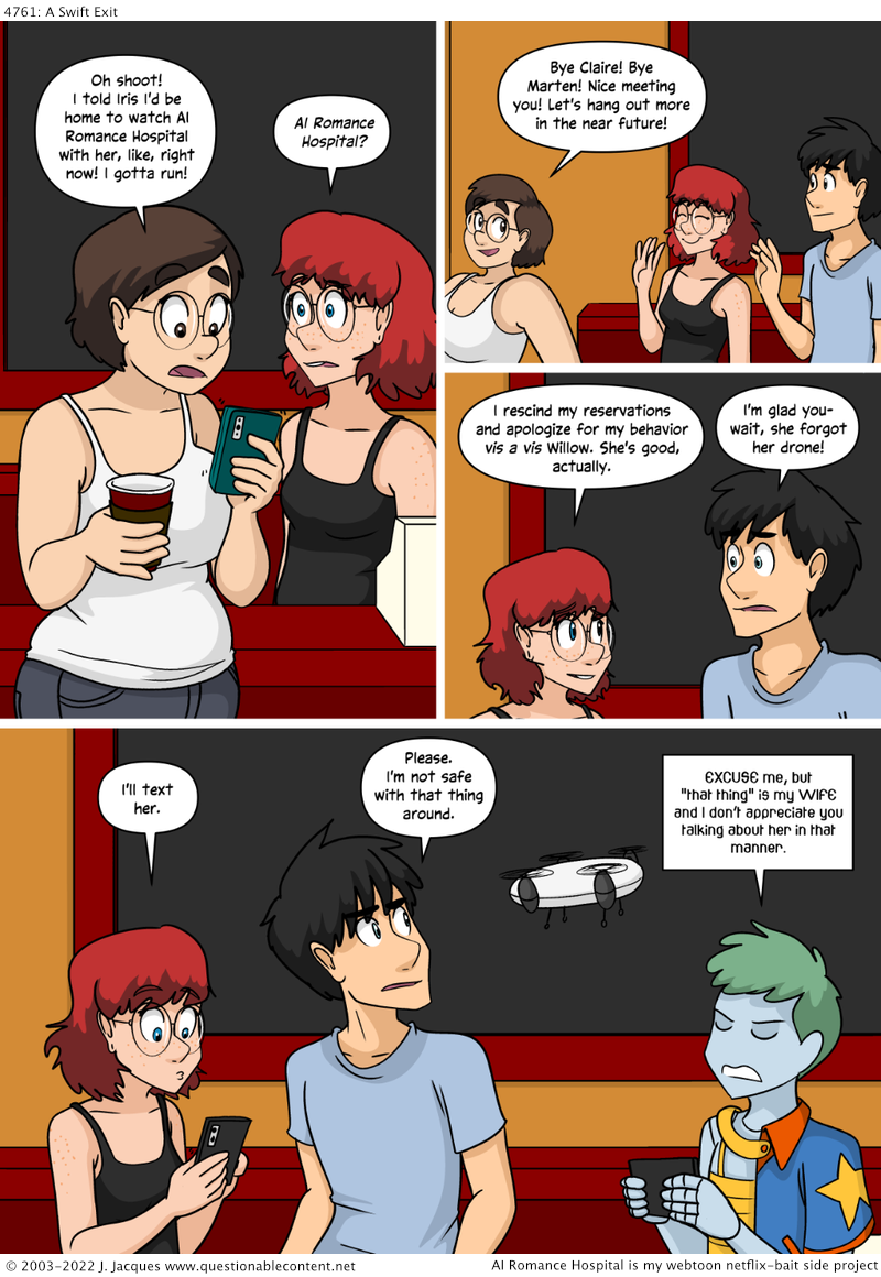 Questionable Content 11.4.2022