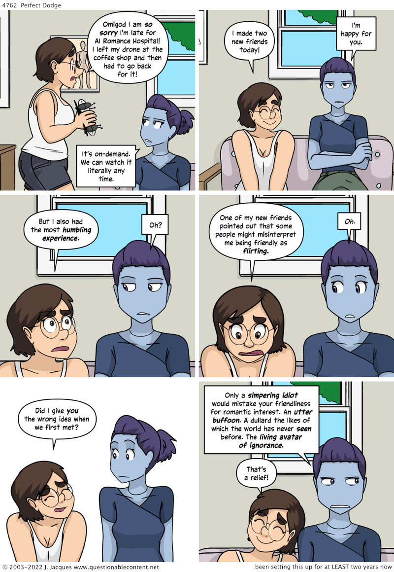 Questionable Content 12.4.2022